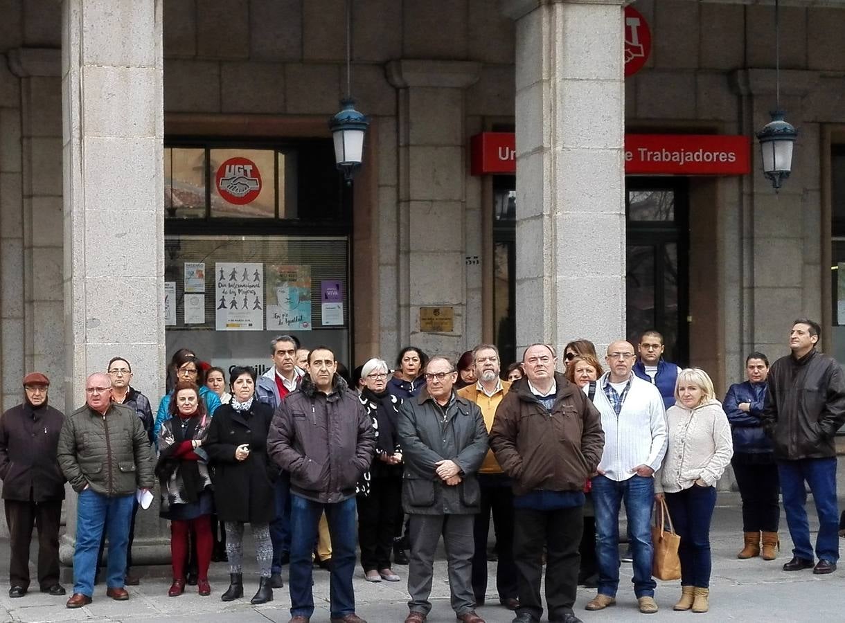 Minuto de silencio en Segovia por los atentados de Bruselas