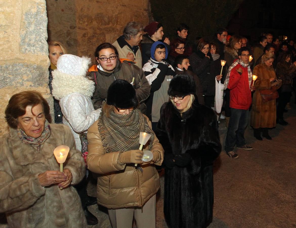 Santo Vía Crucis y procesión del Santo Cristo de la Paciencia en Segovia