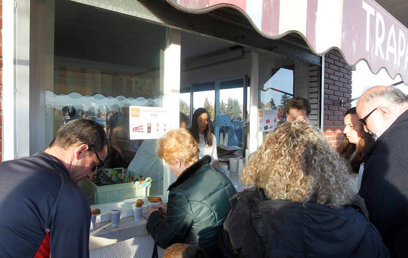 Tradicional degustación de chocolate que la Trapa ofrece en Jueves Santo