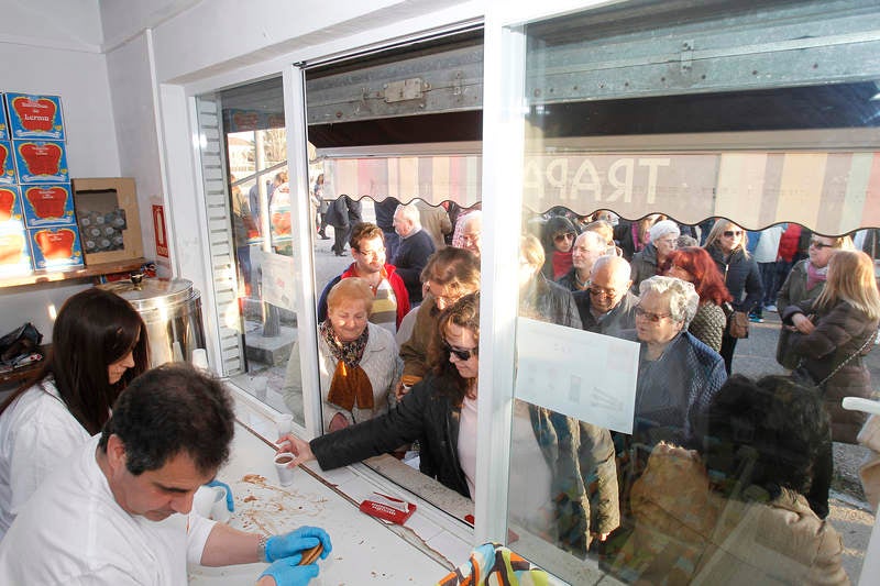 Tradicional degustación de chocolate que la Trapa ofrece en Jueves Santo