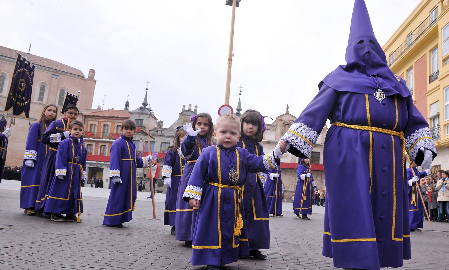 Procesión del Encuentro en Medina del Campo (Valladolid)