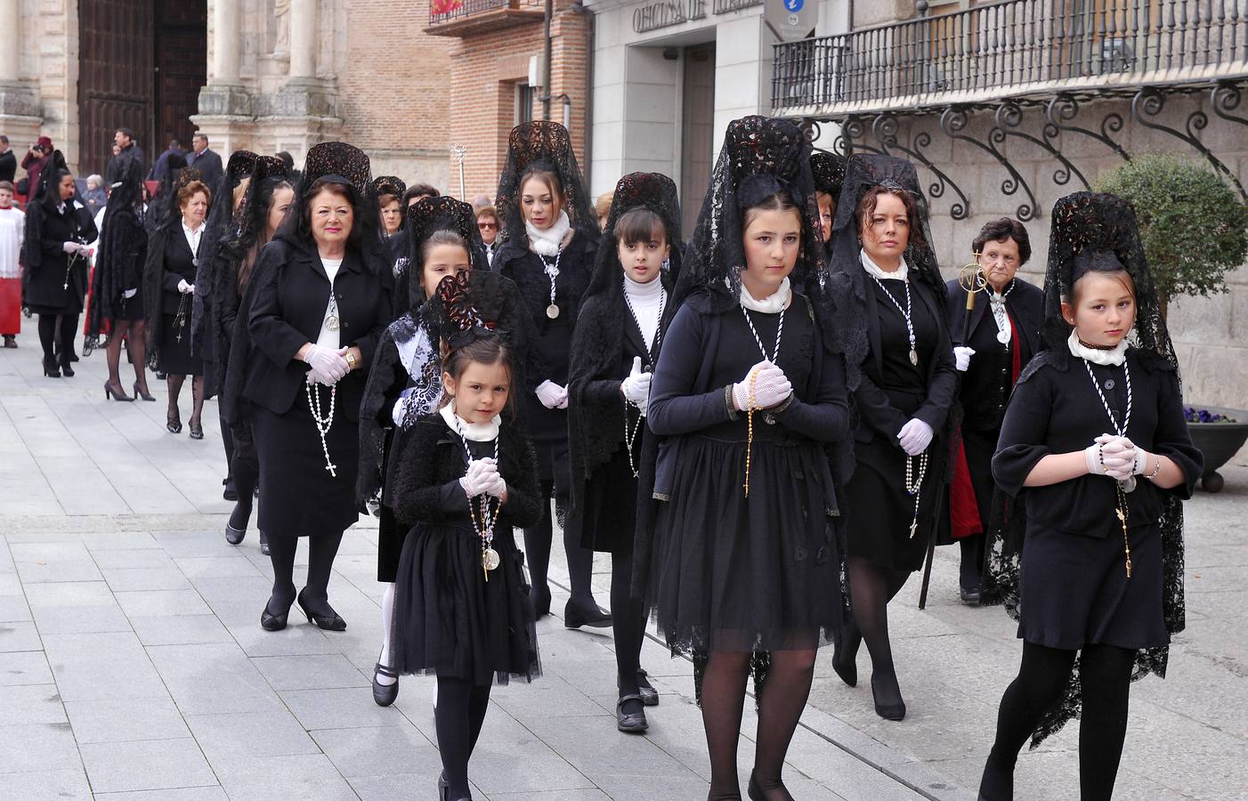 Procesión del Encuentro en Medina del Campo (Valladolid)