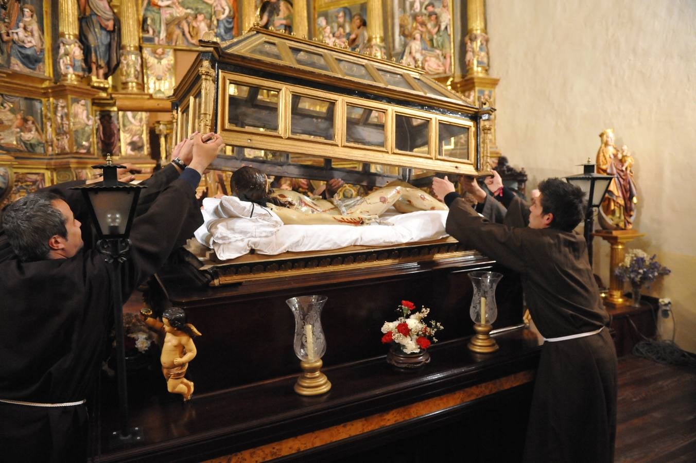 Ceremonia del Descedimiento en  Villavicencio de los Caballeros (Valladolid)