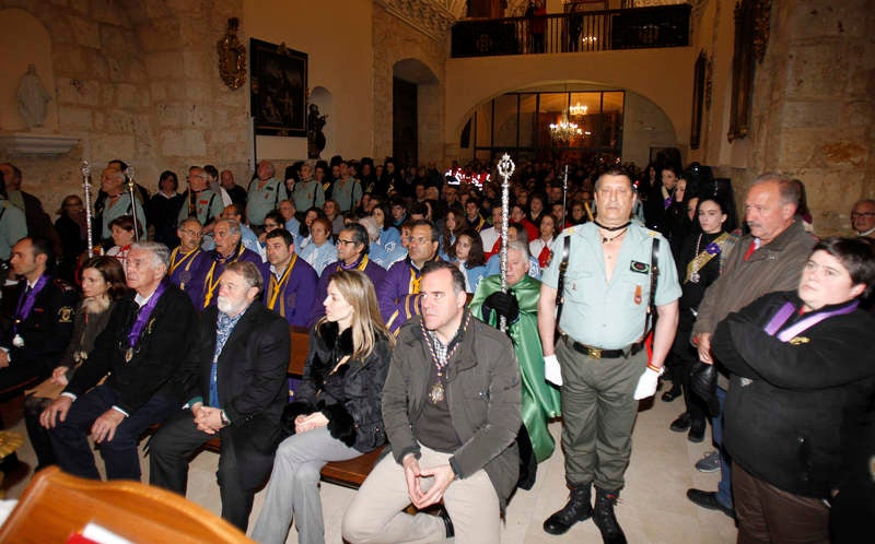 Homenaje la Virgen de la Soledad en Palencia