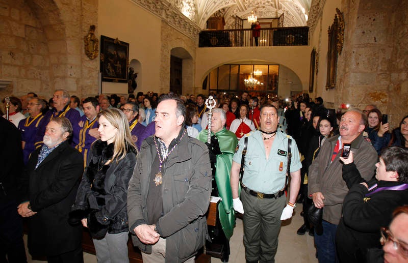 Homenaje la Virgen de la Soledad en Palencia