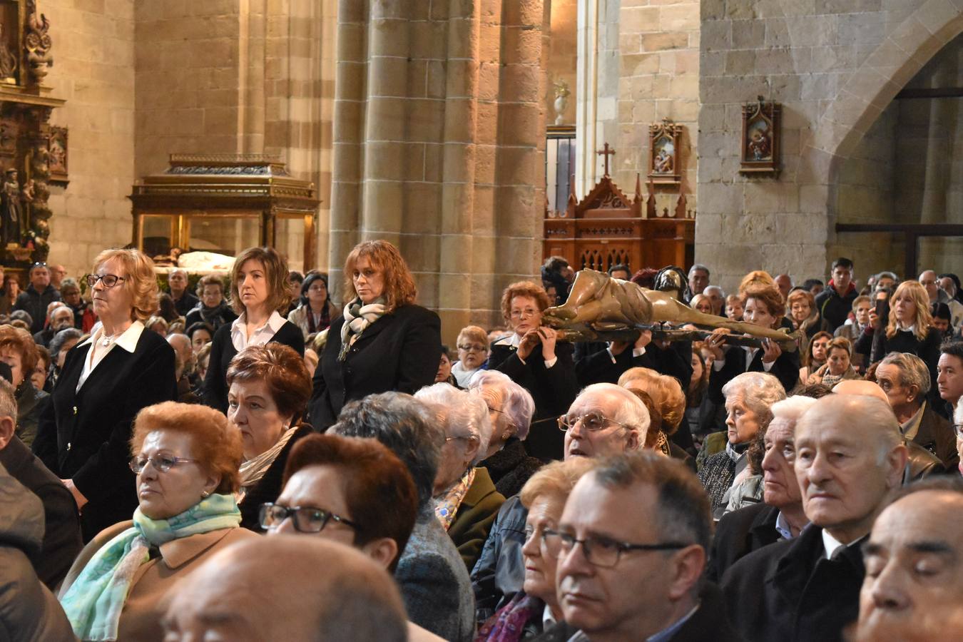 Aguilar de Campoo representa la muerte de Jesús a través de La Arbolada