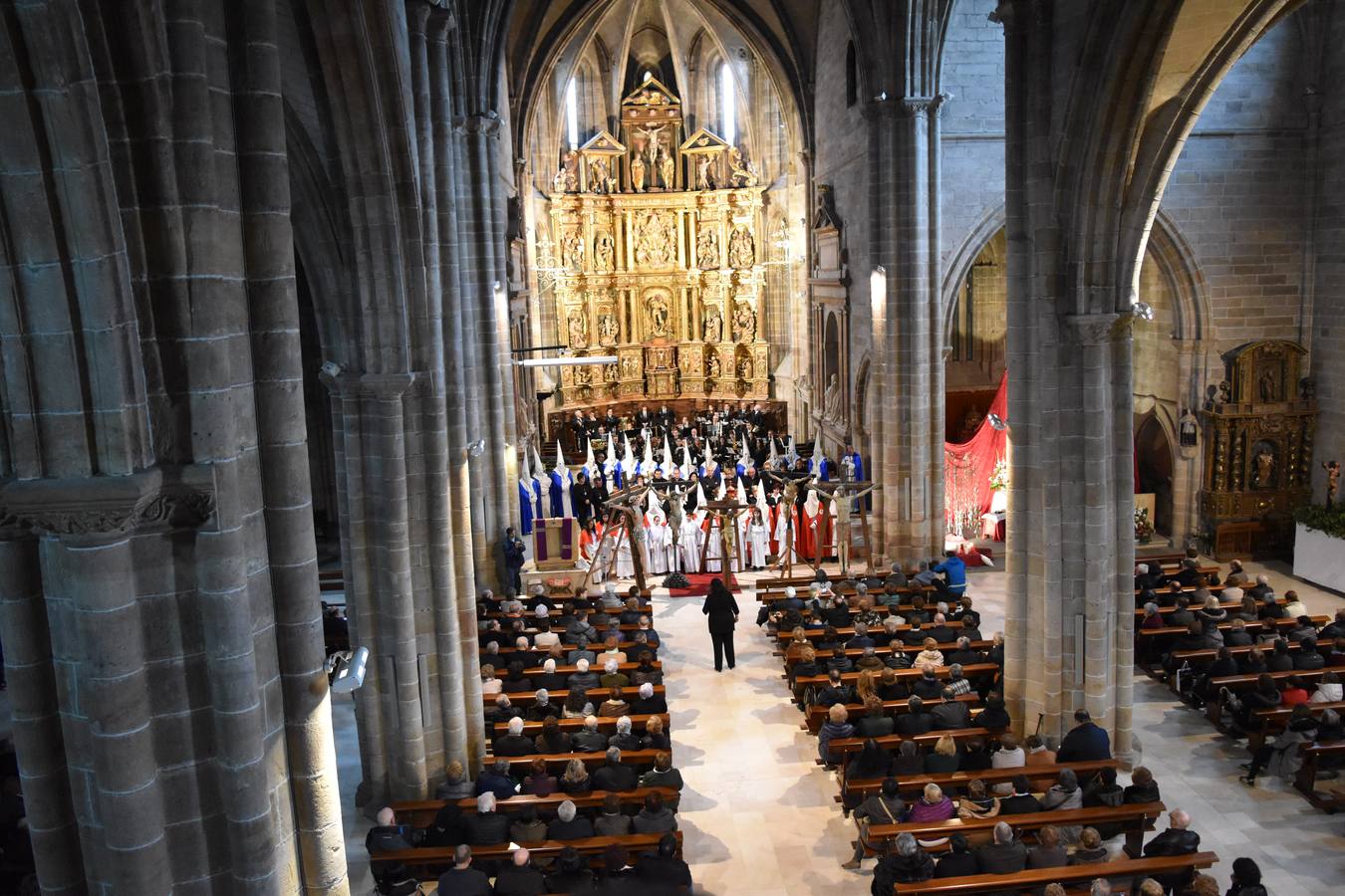 Aguilar de Campoo representa la muerte de Jesús a través de La Arbolada