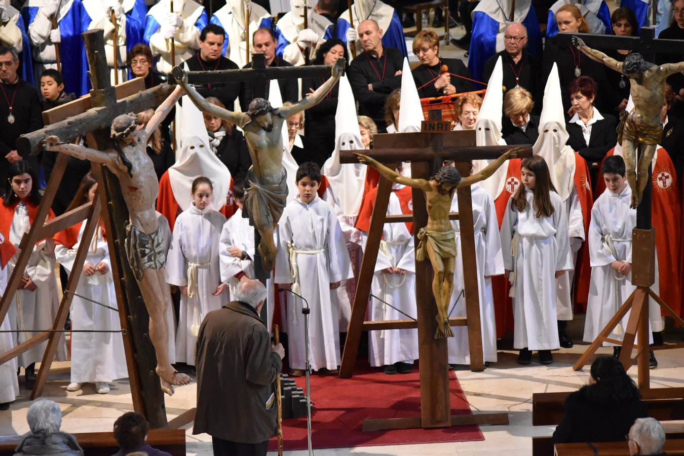 Aguilar de Campoo representa la muerte de Jesús a través de La Arbolada