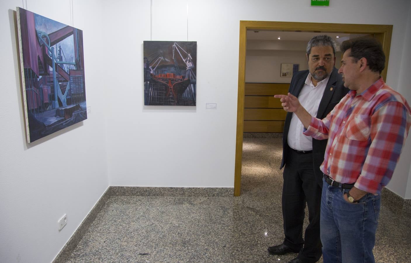 Exposición de Ignacio Ipiña en la sala del BBVA