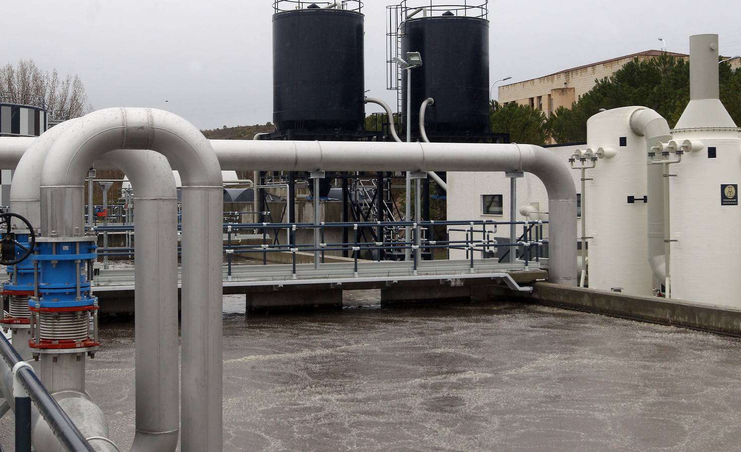 Nuevas instalaciones de la Estación Depuradora de Aguas Residuales (Edar) de Segovia