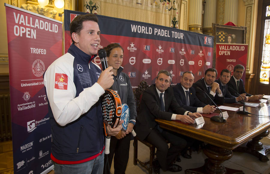 Presentación del Pádel Pro Tour en el Ayuntamiento de Valladolid