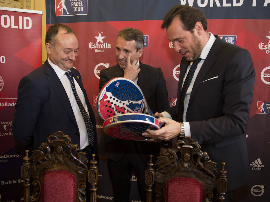 Presentación del Pádel Pro Tour en el Ayuntamiento de Valladolid