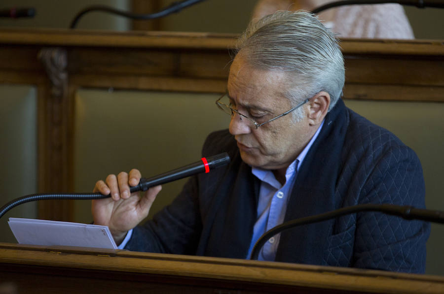 Pleno en el Ayuntamiento de Valladolid