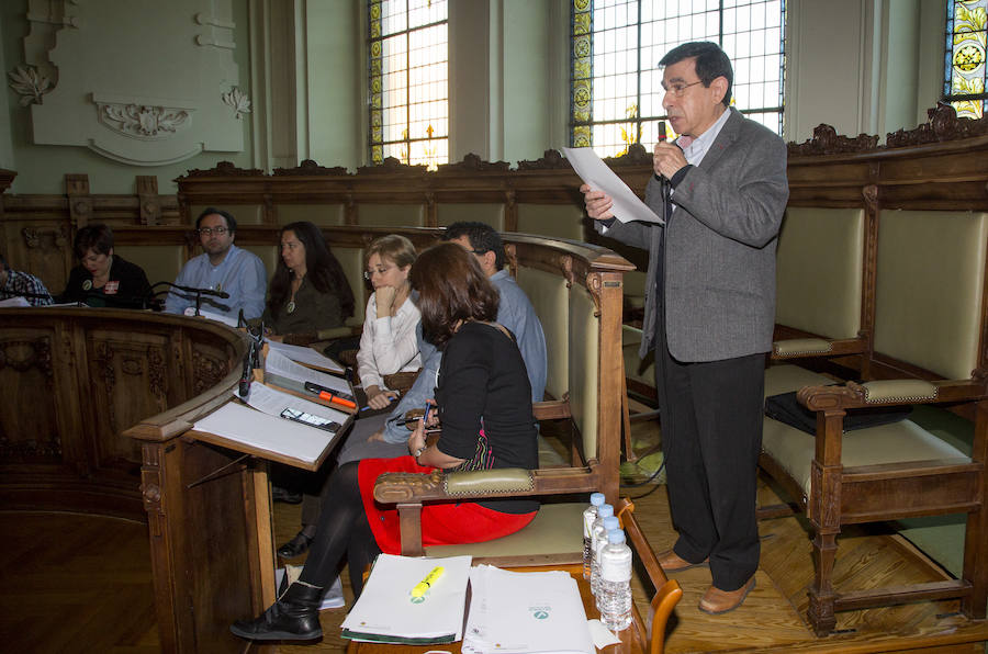 Pleno en el Ayuntamiento de Valladolid