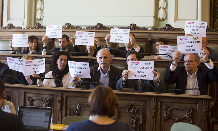 Pleno en el Ayuntamiento de Valladolid