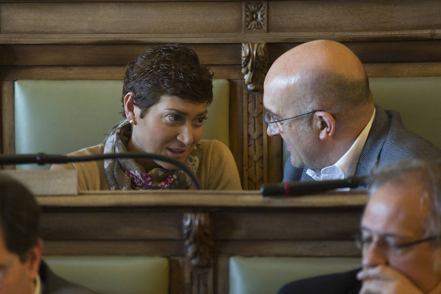 Pleno en el Ayuntamiento de Valladolid