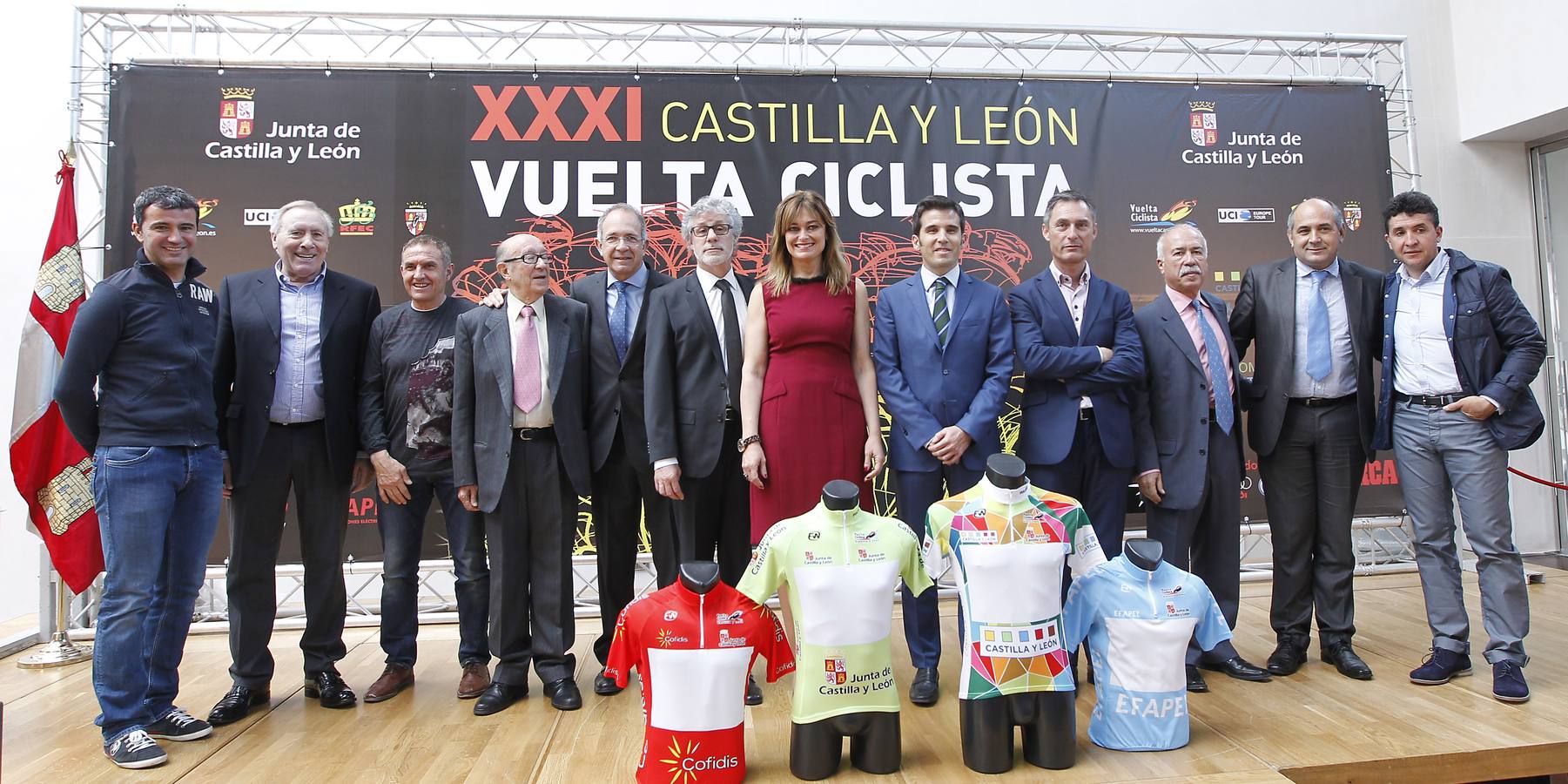 Acto de presentación de la XXXI Vuelta Ciclista a Castilla y León