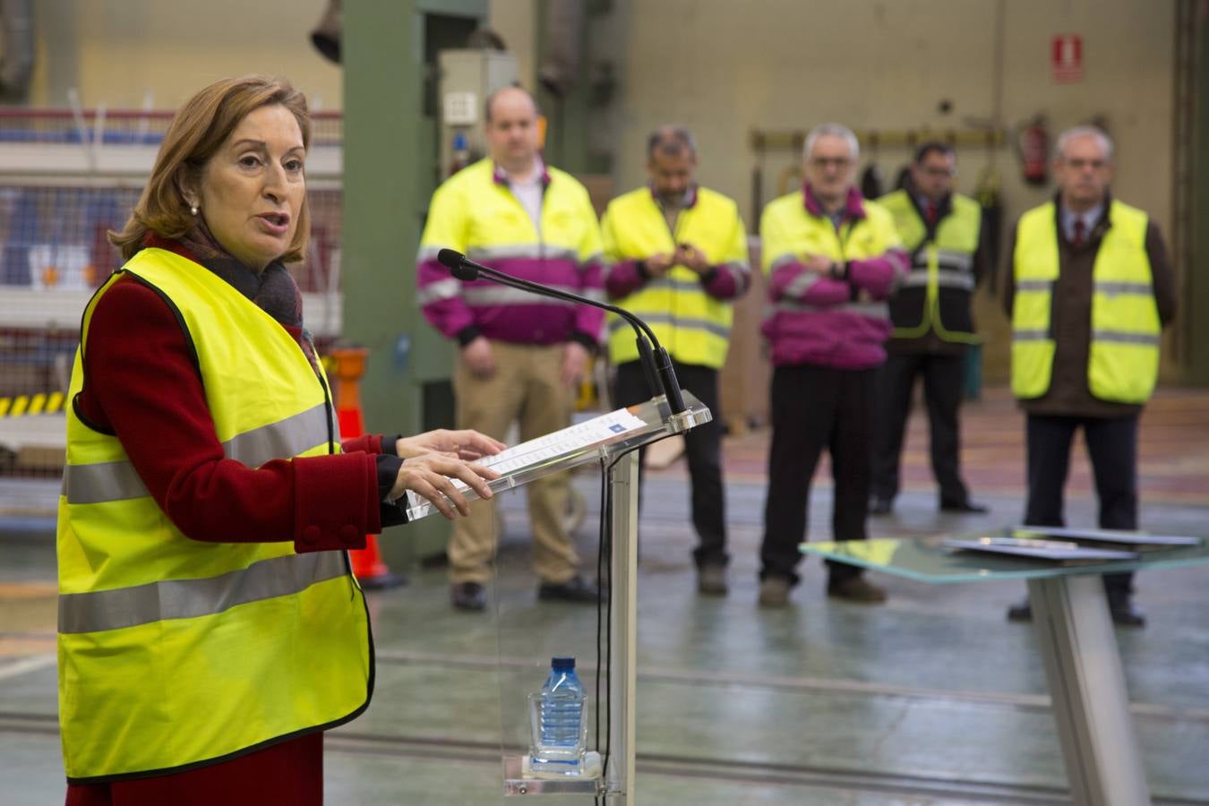 La ministra de Fomento preside en Valladolid la firma de un convenio para impartir un ciclo FP en mantenimiento de material ferroviario