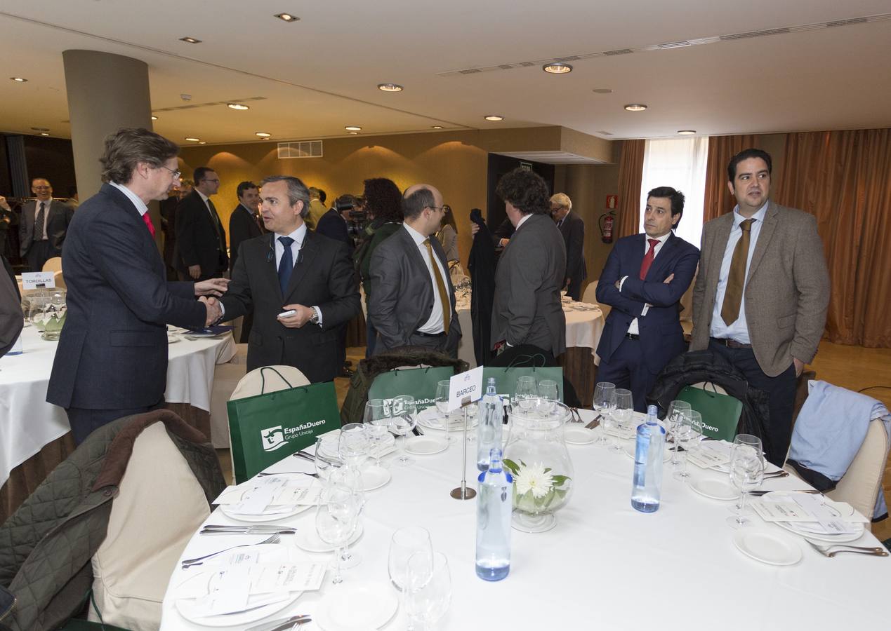 Los exministros Alberto Ruiz Gallardón y Cristina Garmendia participan en el foro empresarial &#039;Diálogos para el desarrollo&#039;