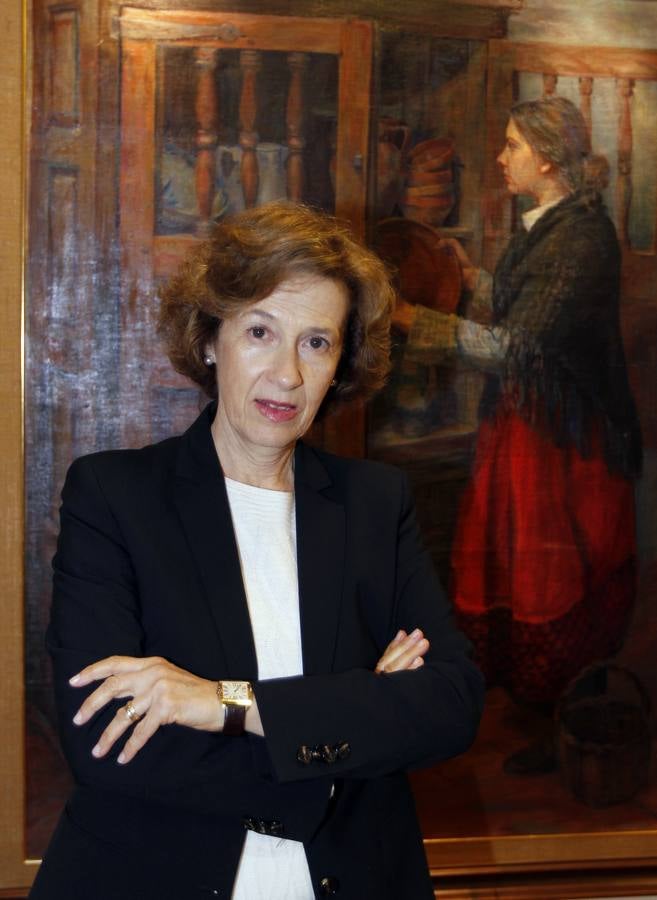 Julia Navarro, en el Aula de Cultura de El Norte de Castilla