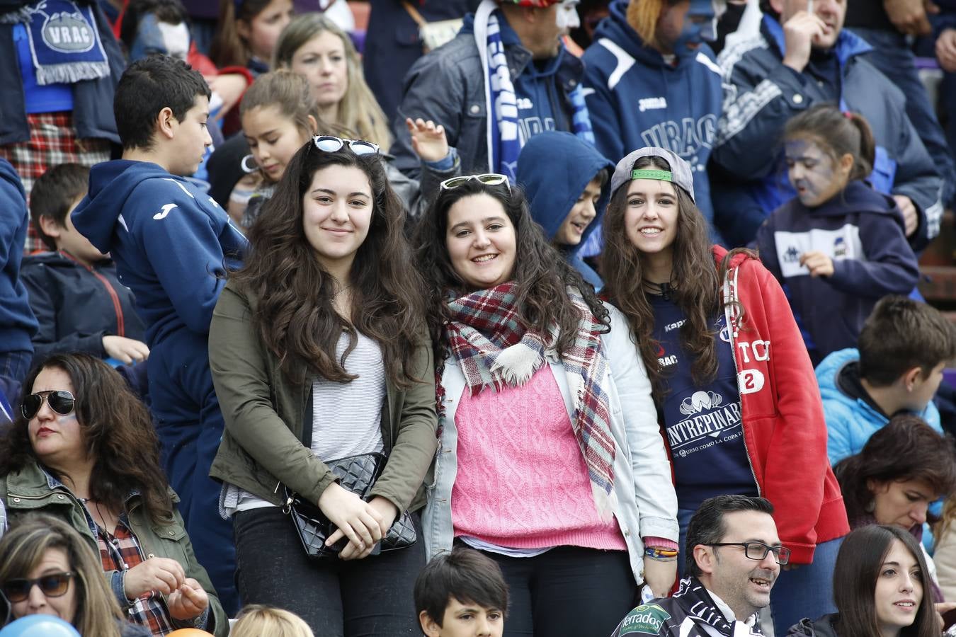 La afición vallisoletana disfruta en la final de la Copa del Rey de rugby