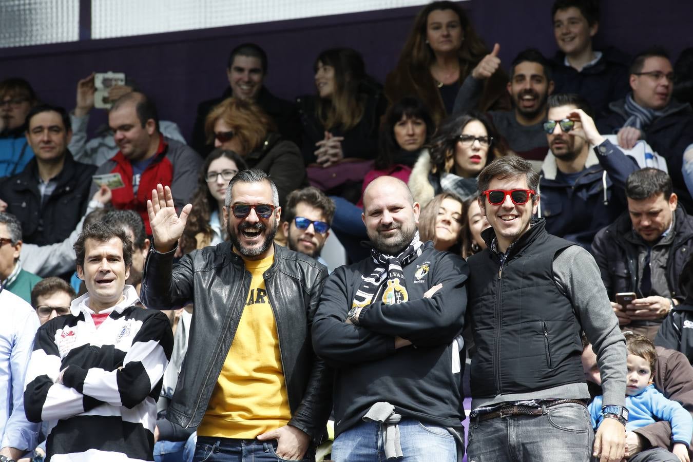 La afición vallisoletana disfruta en la final de la Copa del Rey de rugby