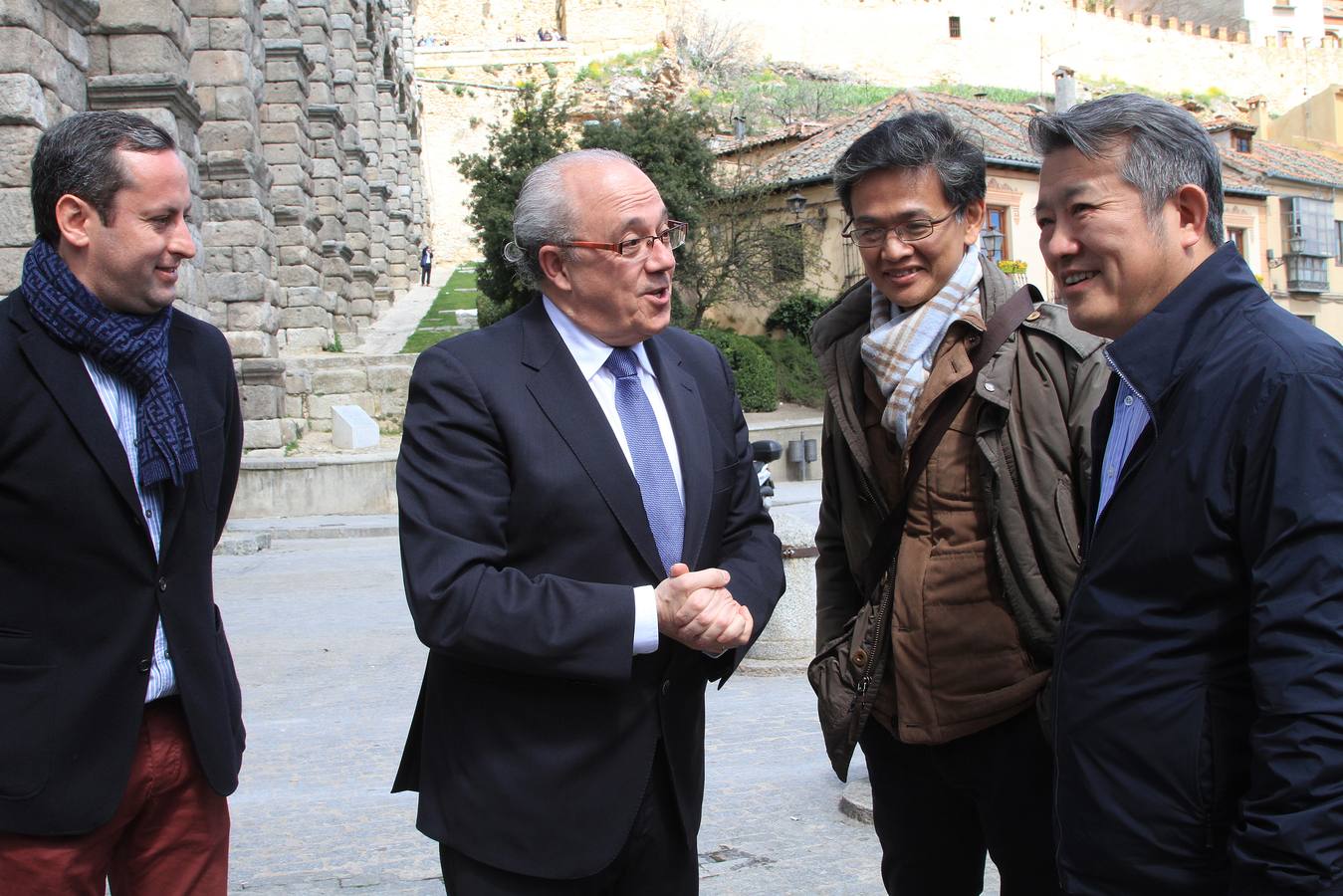Un empresario chino visita Segovia junto a 700 directivos de sus empresas