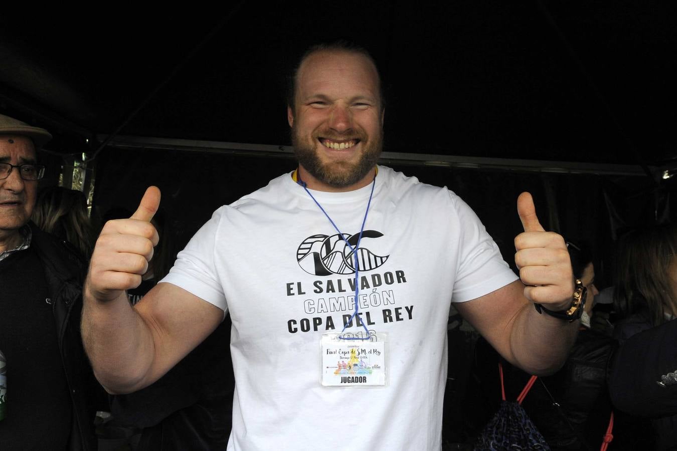 Primeras celebraciones de la Copa del Rey de rugby en la &#039;Fan Zone&#039;