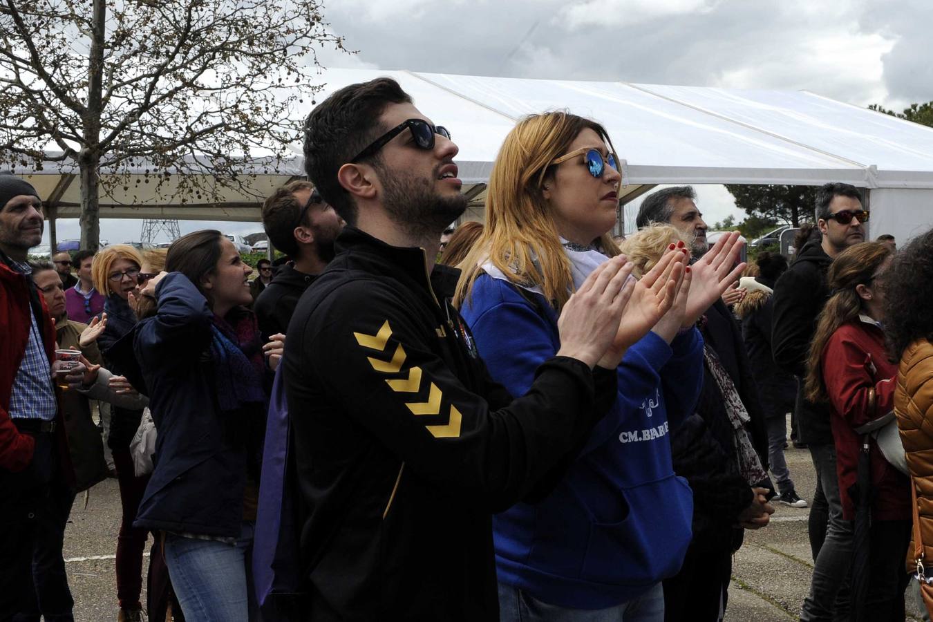 Primeras celebraciones de la Copa del Rey de rugby en la &#039;Fan Zone&#039;