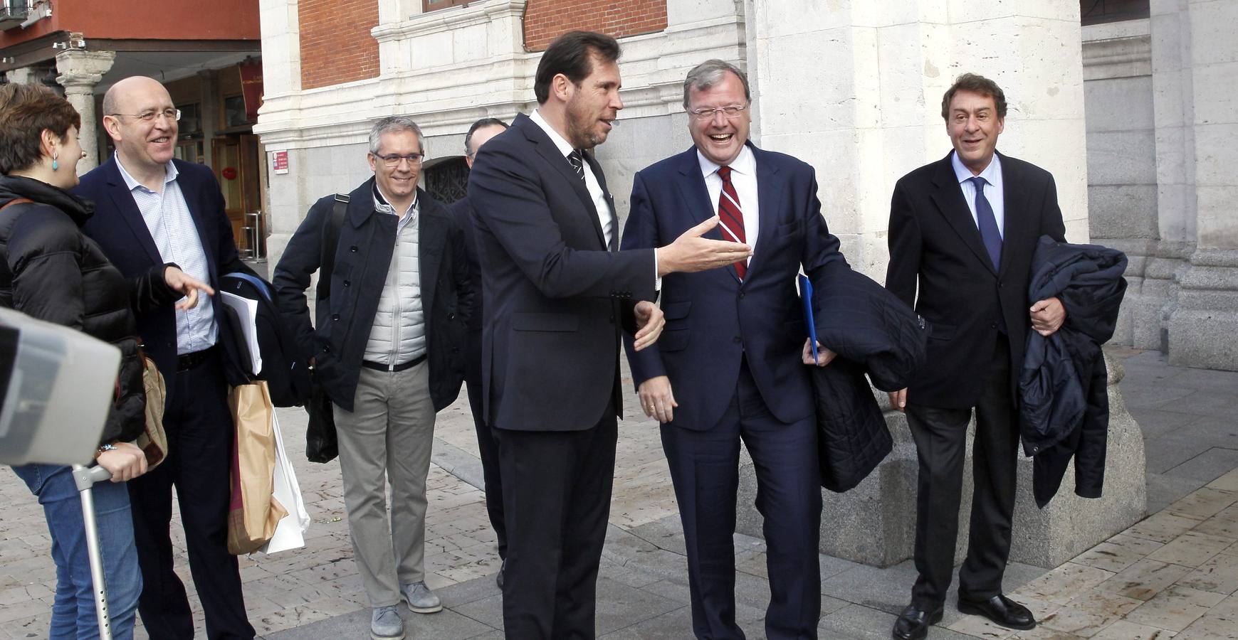 El alcalde de León, Antonio Silván, visita Valladolid