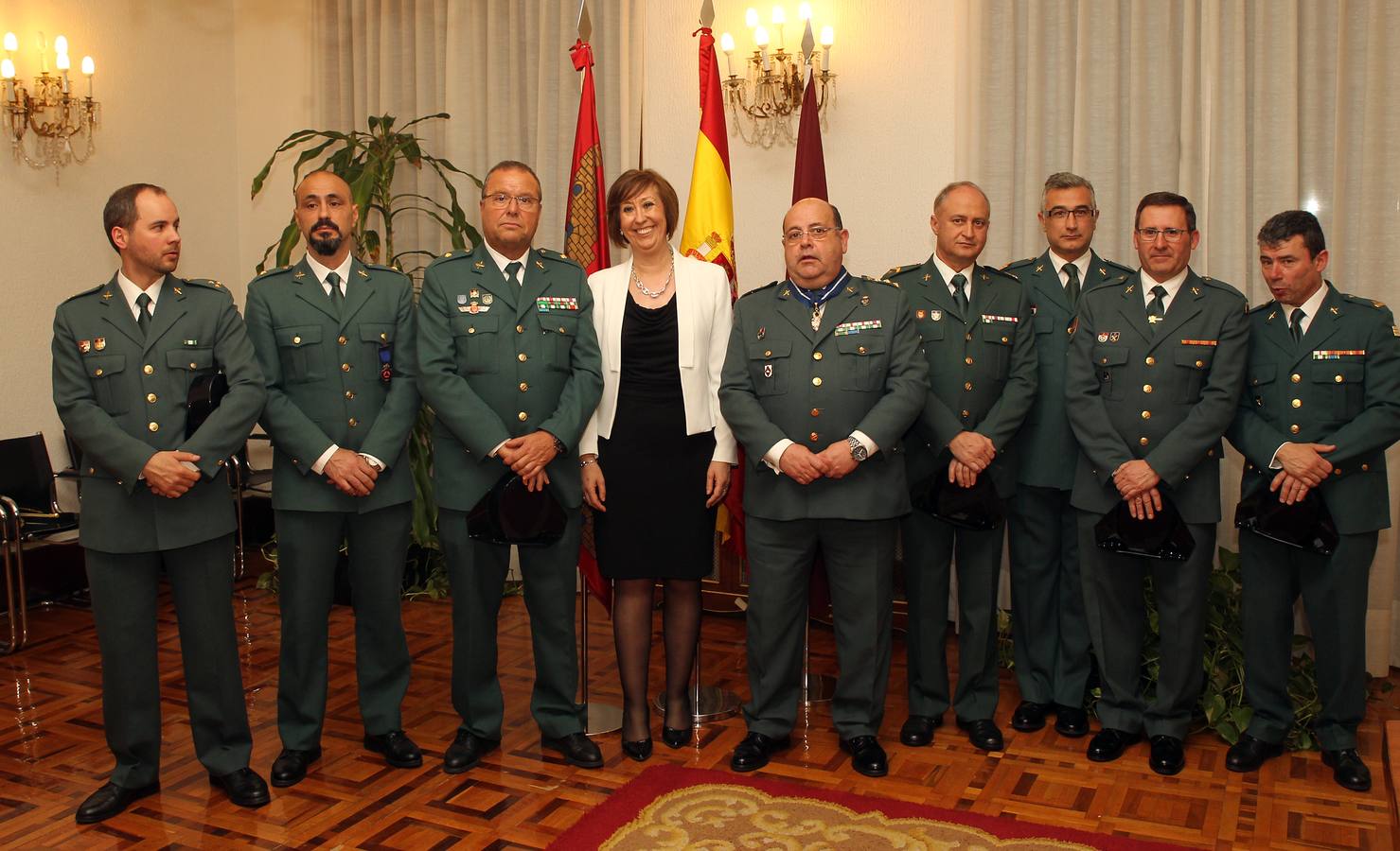 Entrega de distinciones a miembros de los cuerpos de Seguridad de Segovia