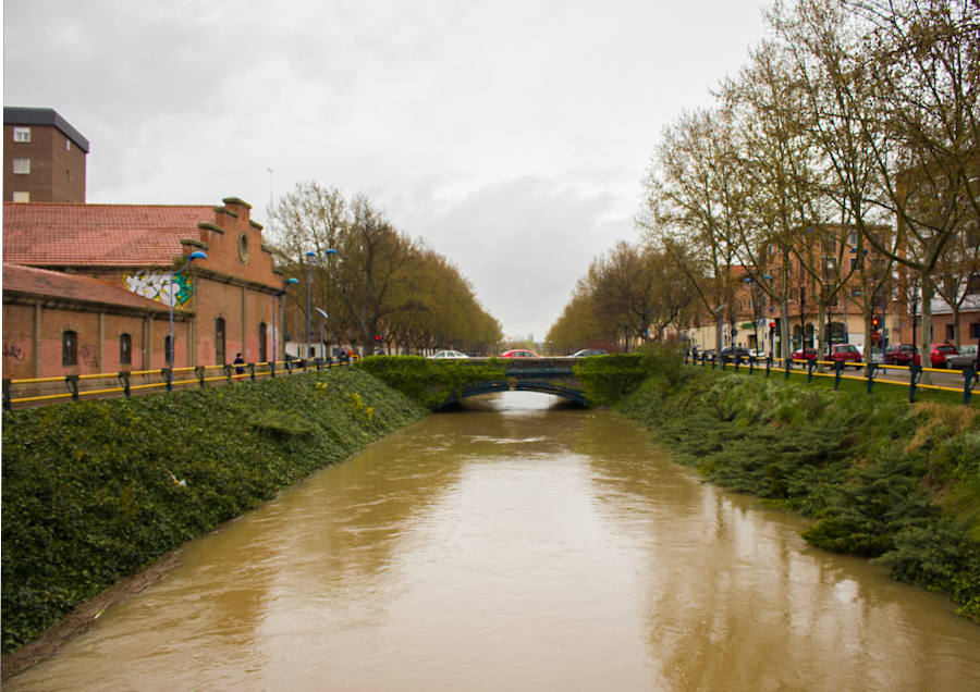 Crecida de los ríos Pisuerga y Esgueva en Valladolid
