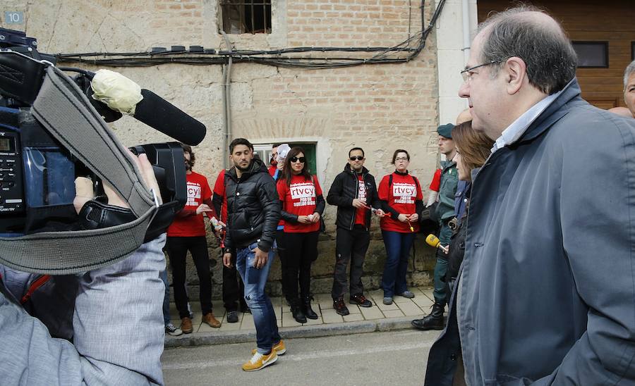 Primeras horas de la Fiesta de Villalar y lectura de textos de Miguel de Cervantes