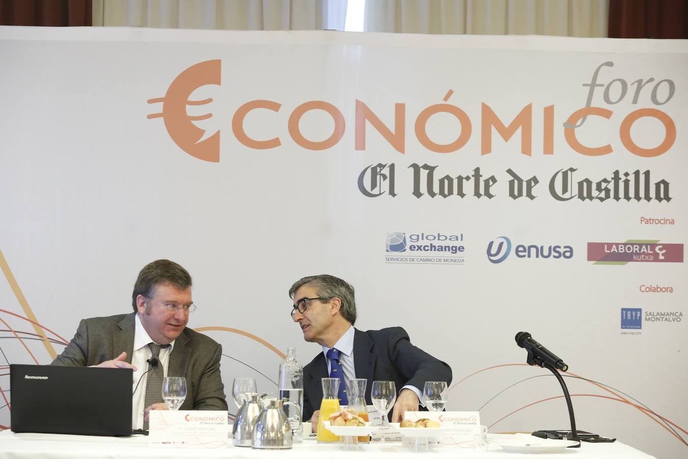 El catedrático Jaume Ventura, en el Foro Económico de El Norte de Castilla en Salamanca