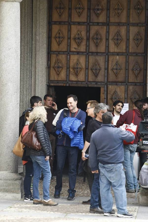 Segundo día de rodaje de la serie de televisión 'Still Star Crossed' en Salamanca