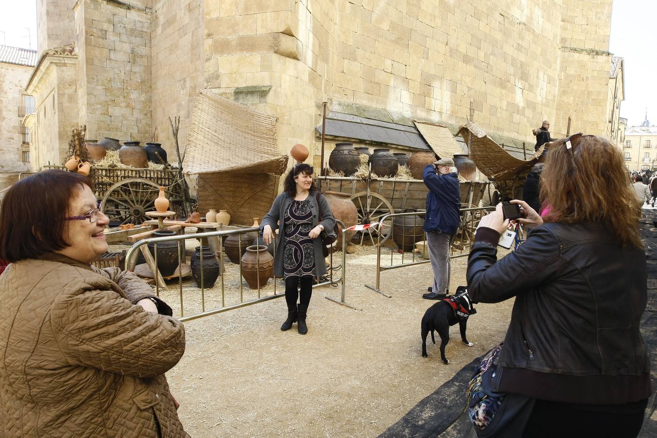 Segundo día de rodaje de la serie de televisión 'Still Star Crossed' en Salamanca
