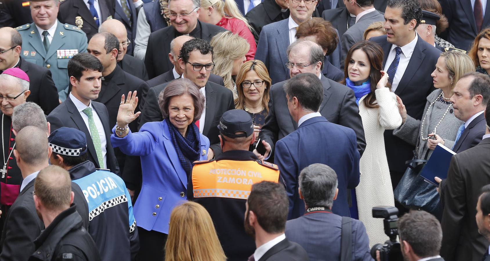 La reina Sofía inaugura Las Edades del Hombre en Toro (Zamora) 1/2