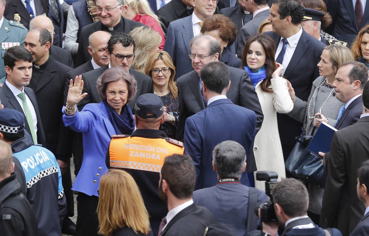 La reina Sofía inaugura Las Edades del Hombre en Toro (Zamora) 1/2