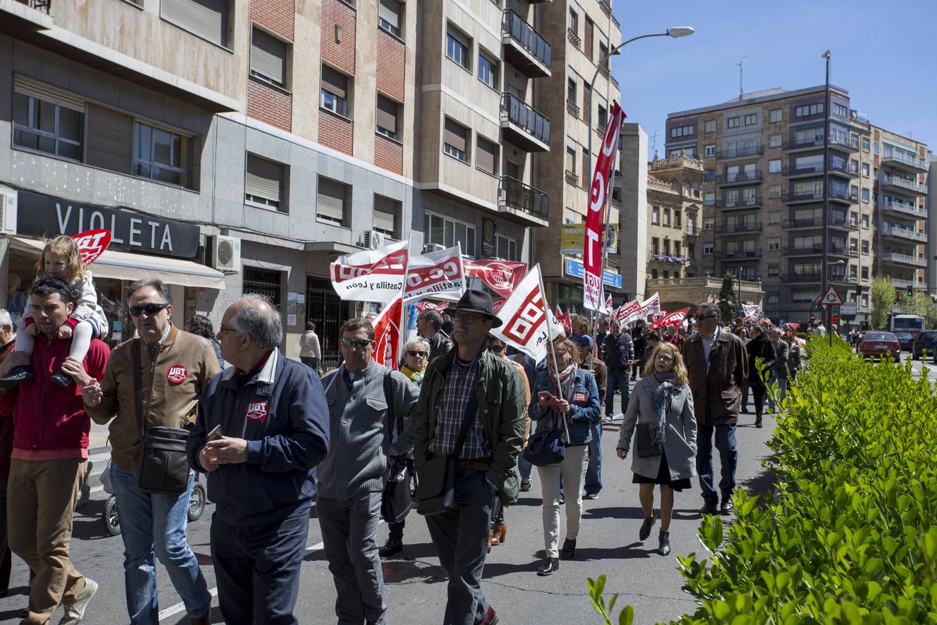 Manifestación del 1 de mayo en Salamanca