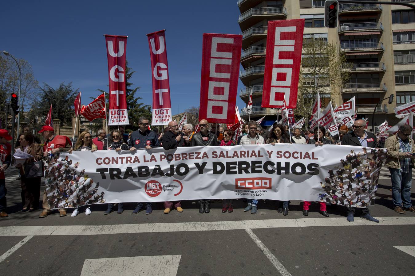 Manifestación del 1 de mayo en Salamanca