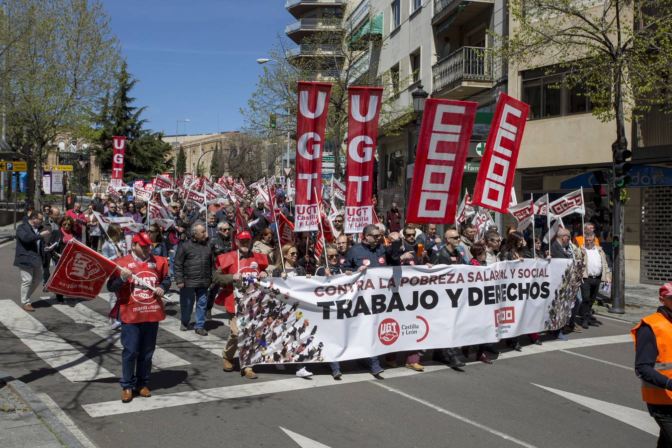 Manifestación del 1 de mayo en Salamanca
