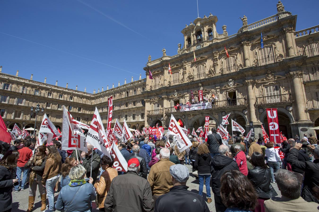 Manifestación del 1 de mayo en Salamanca