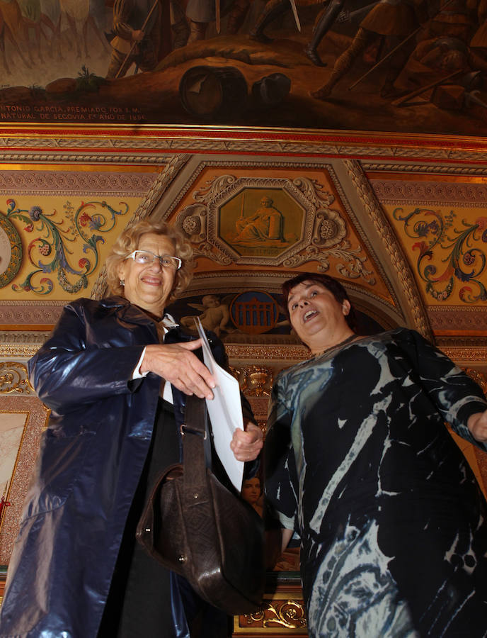 Visita de Manuela Carmena a Segovia