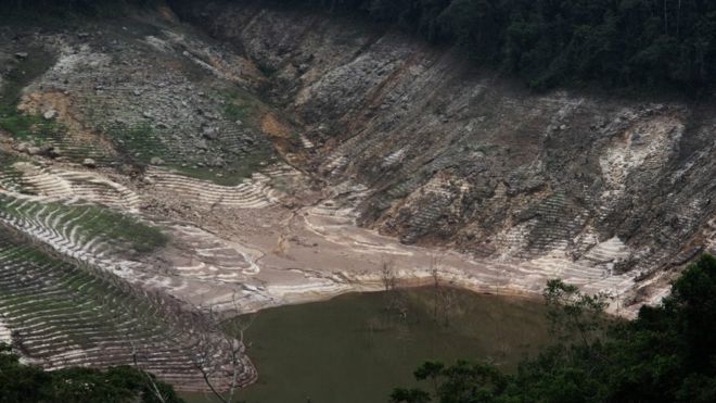 El pueblo que emergió del agua en Venezuela