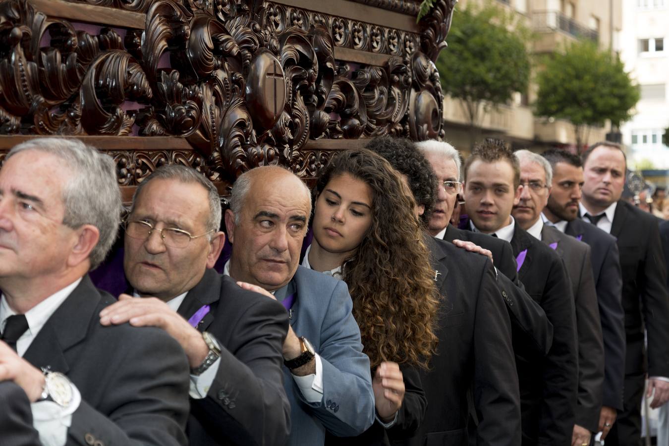 Procesión del Cristo de los Milagros celebrada en Salamanca