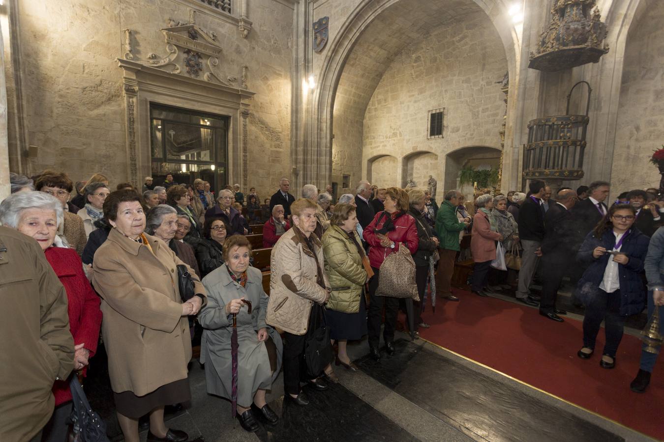 Procesión del Cristo de los Milagros celebrada en Salamanca