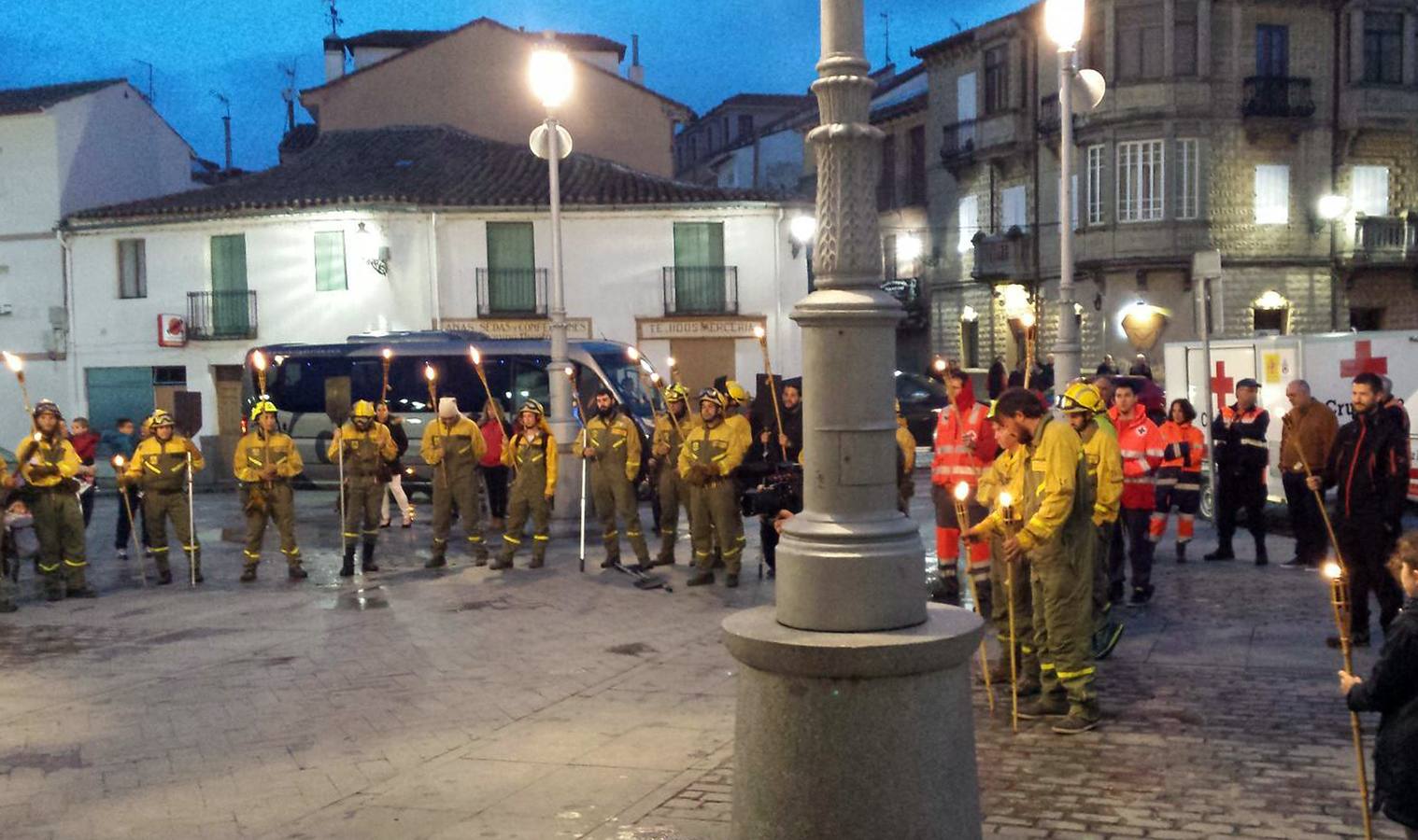I Encuentro Nacional de Bomberos Forestales celebrado  en San Rafael y El Espinar (Segovia)