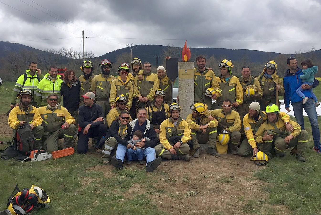 I Encuentro Nacional de Bomberos Forestales celebrado  en San Rafael y El Espinar (Segovia)