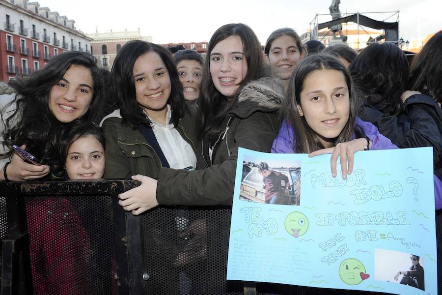 Abraham Mateo desata la pasión de sus fans vallisoletanas