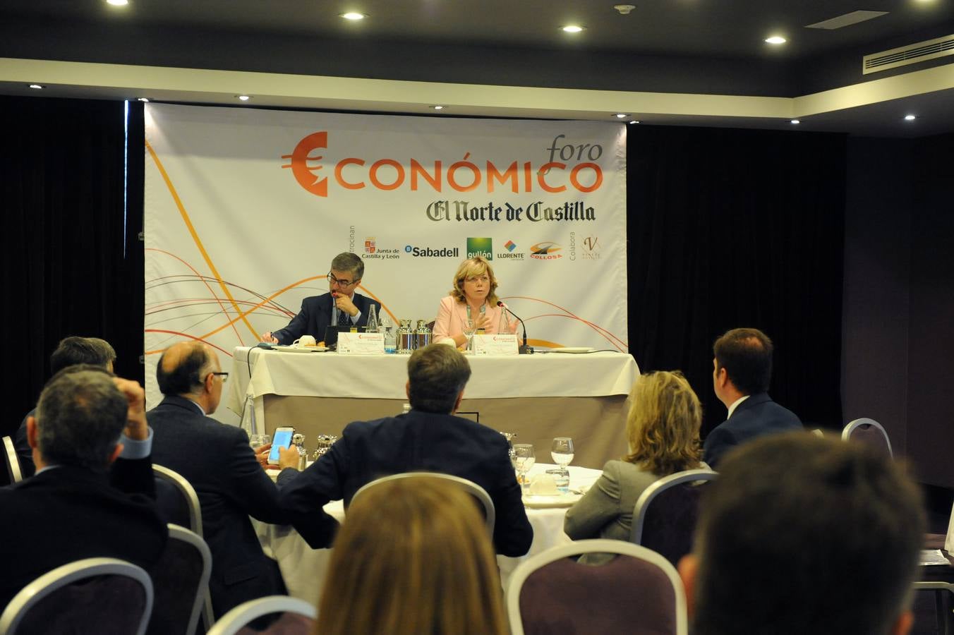 La exministra Pilar del Castillo, en el Foro Económico de El Norte